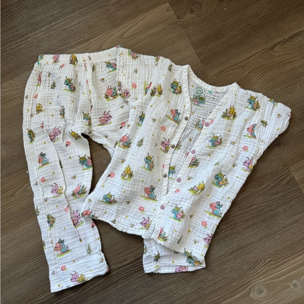 A Toddler Thing Snail Organic cotton Set